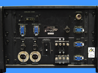 車載用アンプセットA　背面